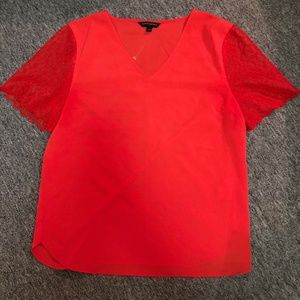 NWOT Banana Republic Mesh Sleeve Lightweight T